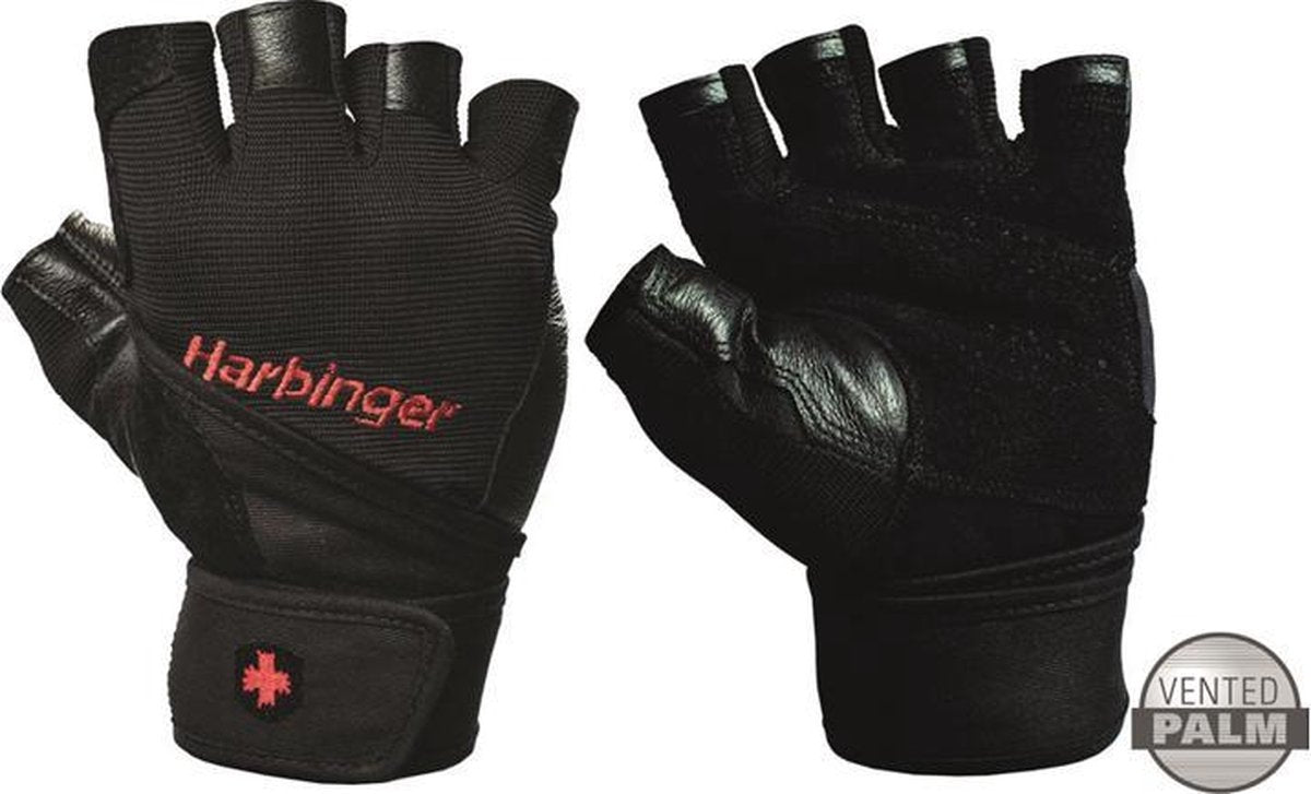 Harbinger Pro WristWrap Fitnesshandschoenen - Maat L