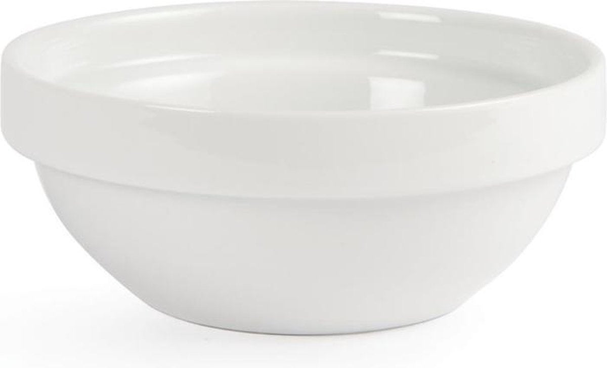 Olympia wit stapelbare kom - 13cm