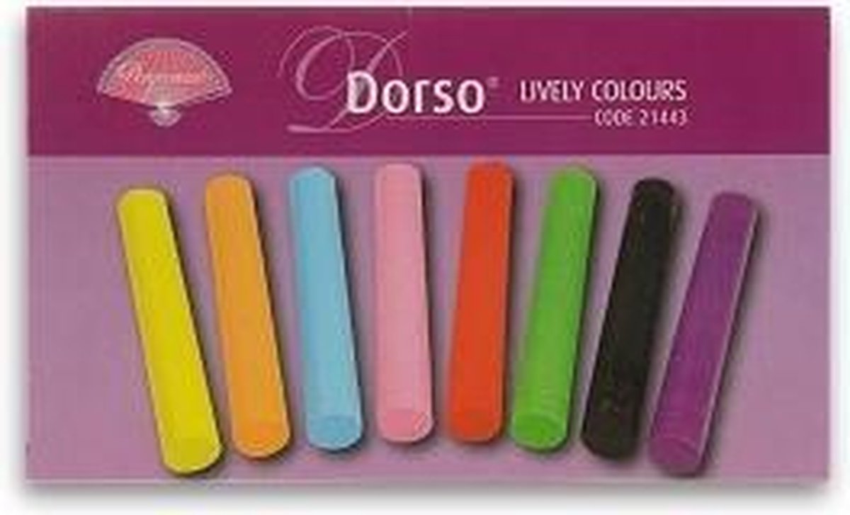 Pergamano Dorso levendige kleuren 8 st