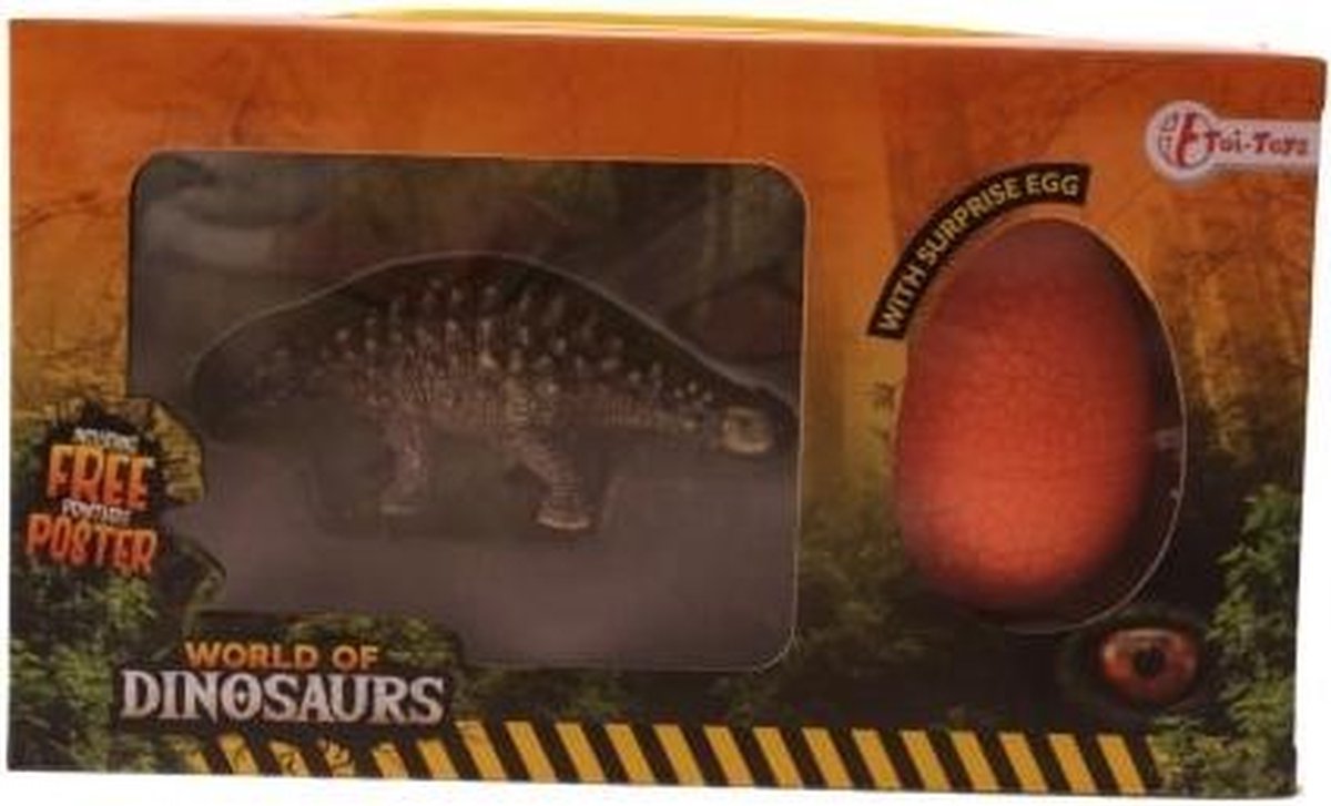 World Of Dinosaurs Verrassingsei Chasmossaurus Junior 21 X 12cm 3-delig