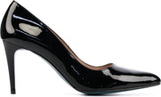 Giulia Vrouwen Leren  Pumps / Damesschoenen Naaldhak hoogte 8 cm en hoger   - Giulia 8 lak - Zwart - Maat 36