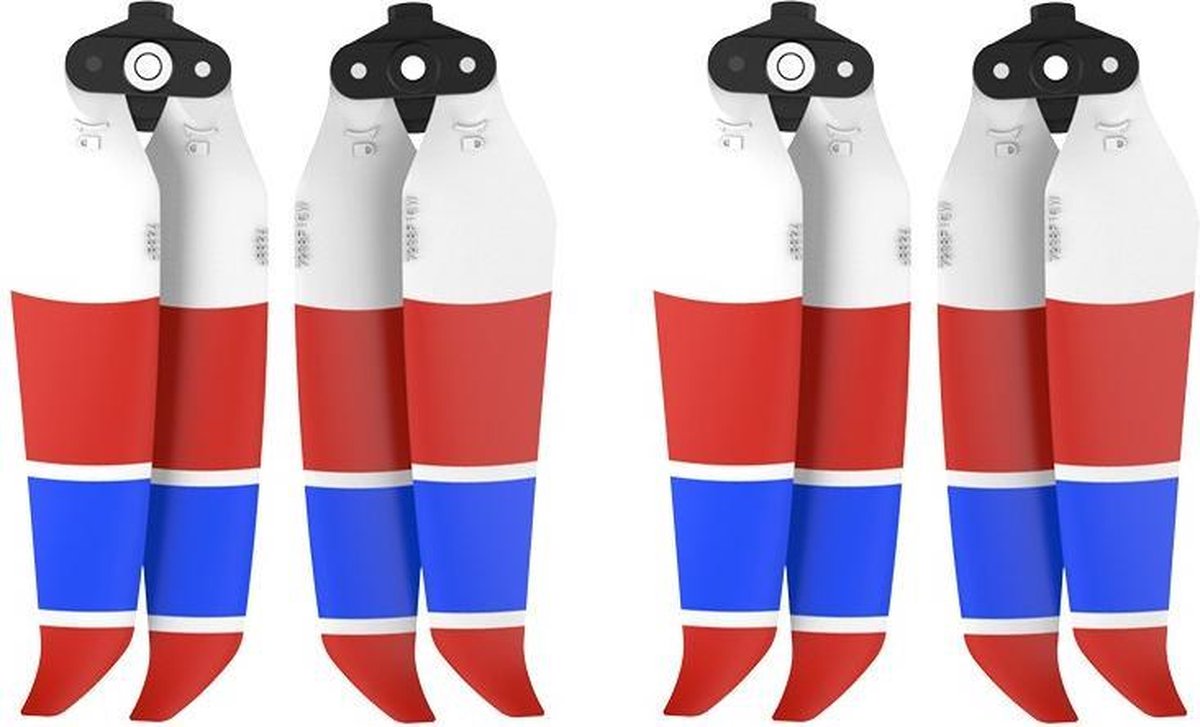 50CAL Mavic Air 2 7238F Low Noise Props (2 paar) rood / blauw