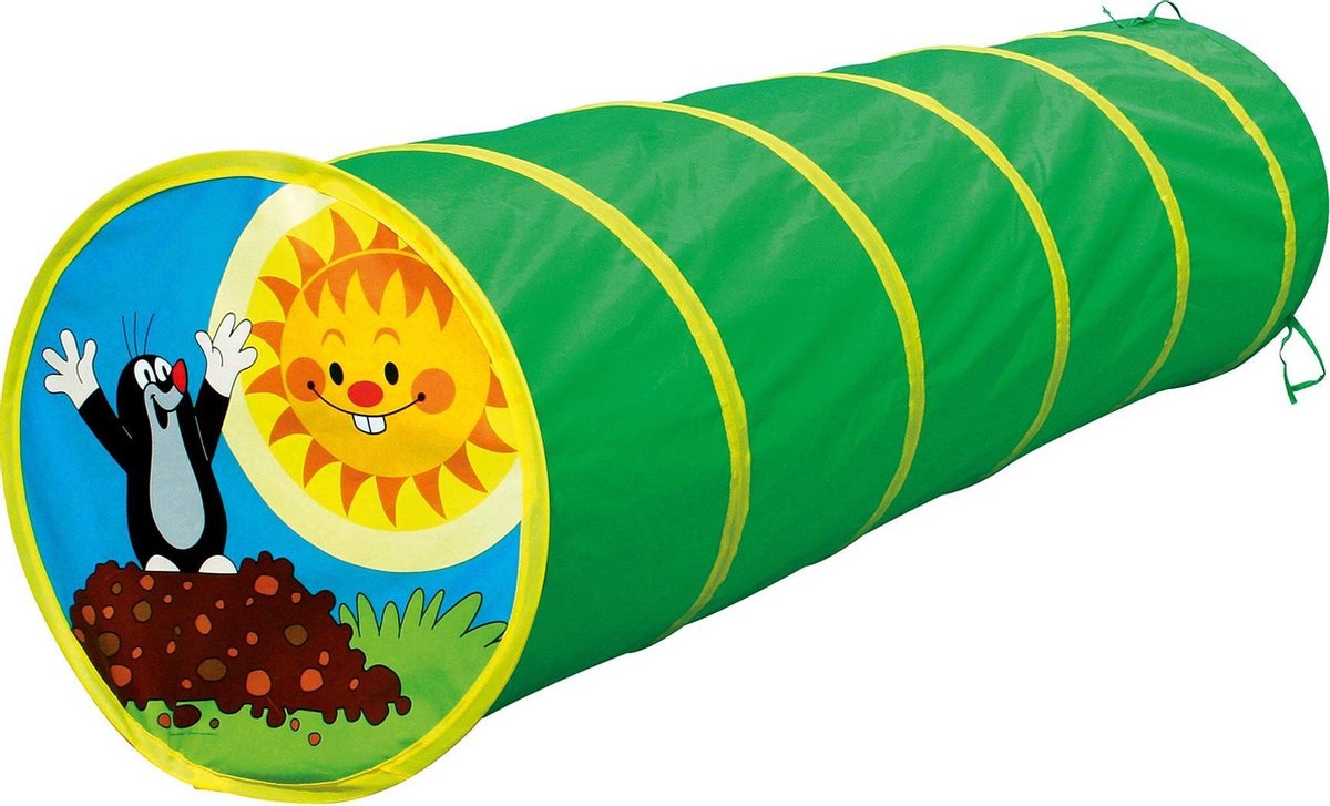 Bino Speeltunnel Mole Junior 180 X 48 Cm Polyester Groen