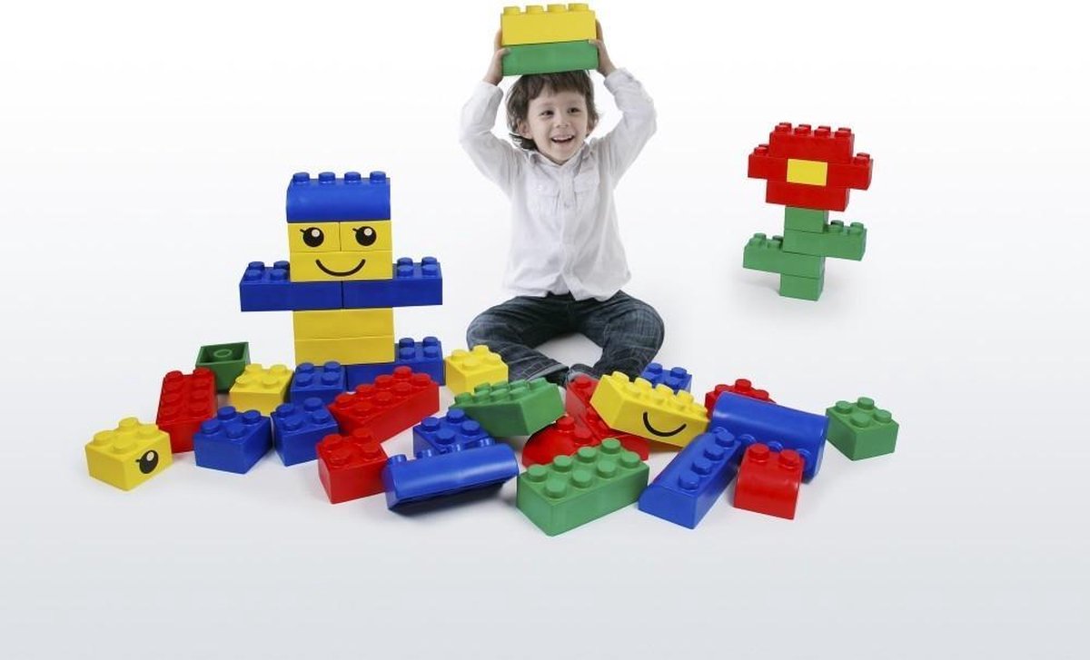 Soft Bouwblokken Primaire Kleuren (42 items)