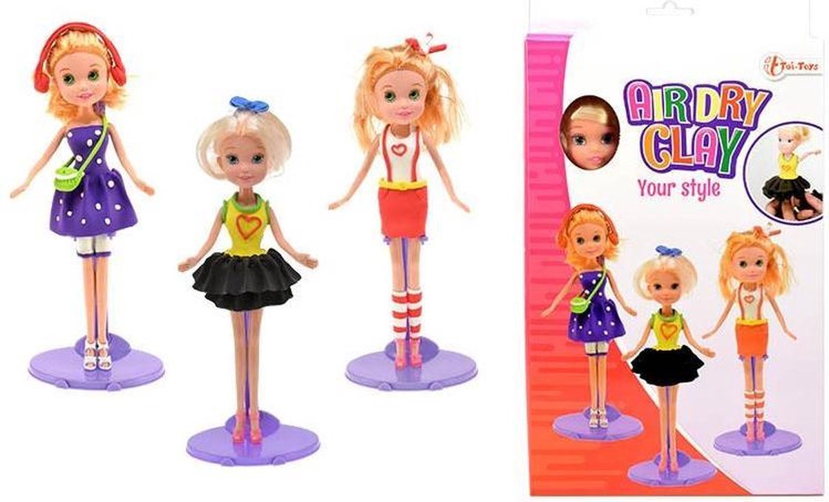 Make Your Own Dough Clothing With Teenage Doll 2-Ass.