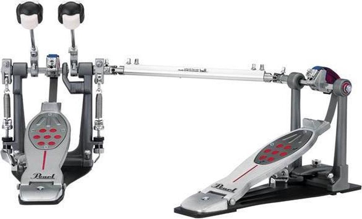 Pearl P-2052CL Red Line Double Pedal Chain Drive Lefty drumpedaal