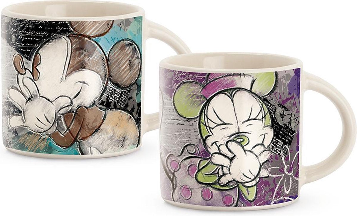 Disney Mickey Mouse espresso tassen 2 stuks