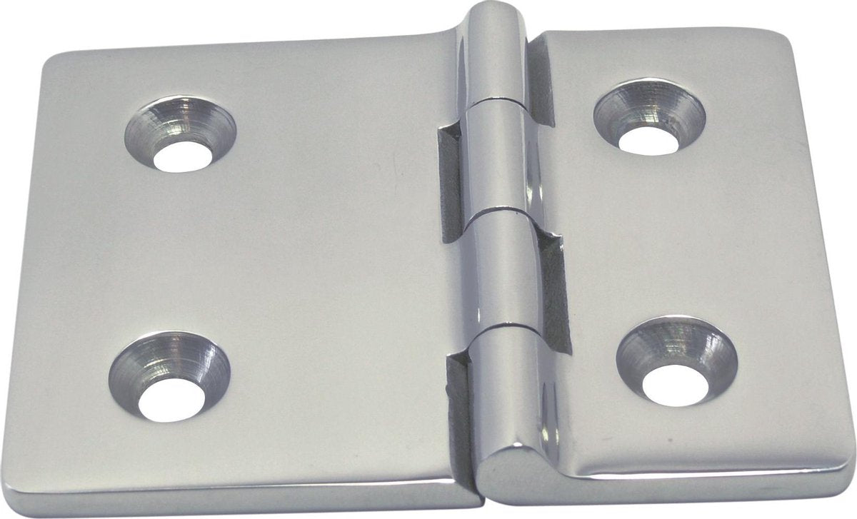 Luikscharnier - 80x65x4 - Rvs 316 - Knoop boven