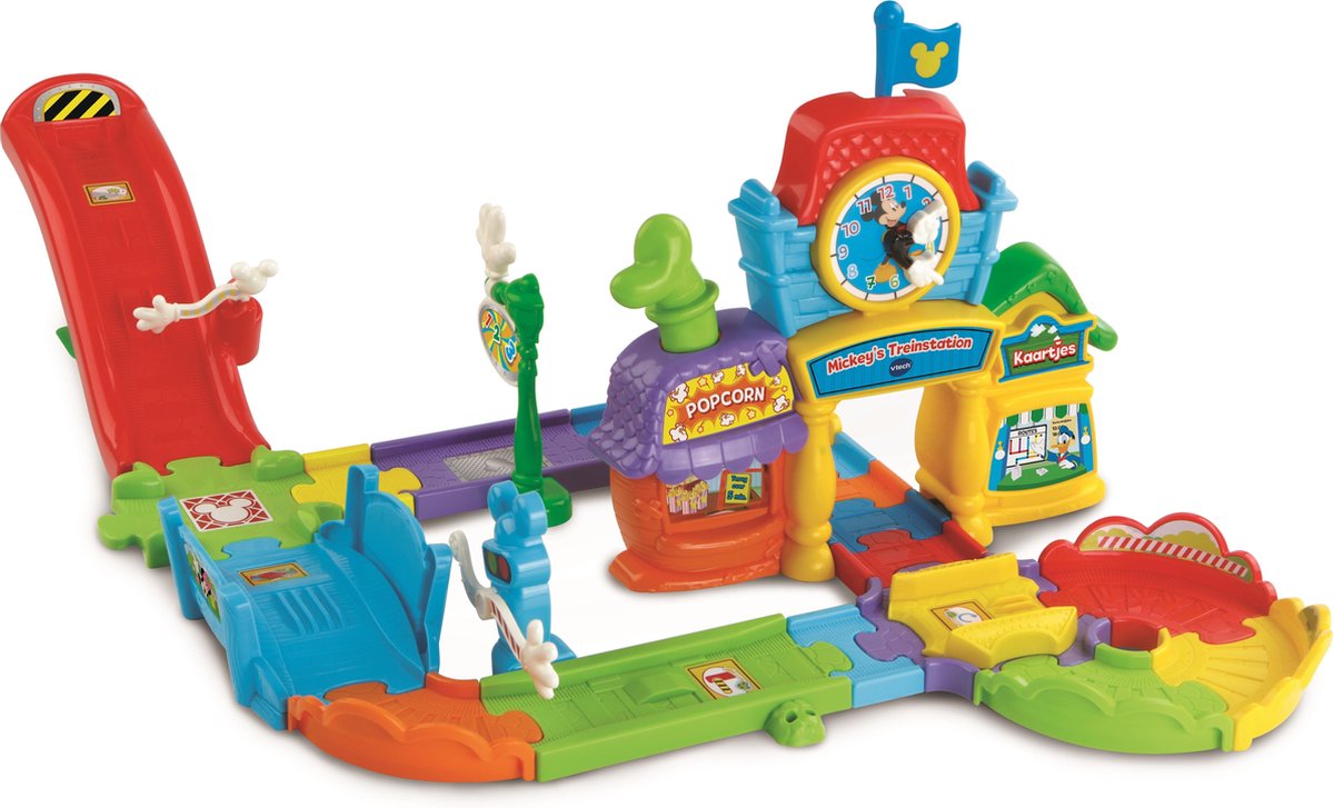 VTechToet Toet Auto's Disney Mickey's Treinstation - Educatief Babyspeelgoed