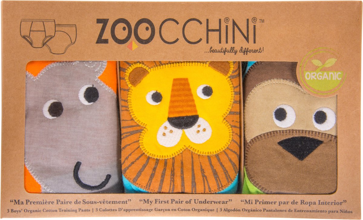 Zoocchini oefenbroekjes boy 3 st. 2-3Y
