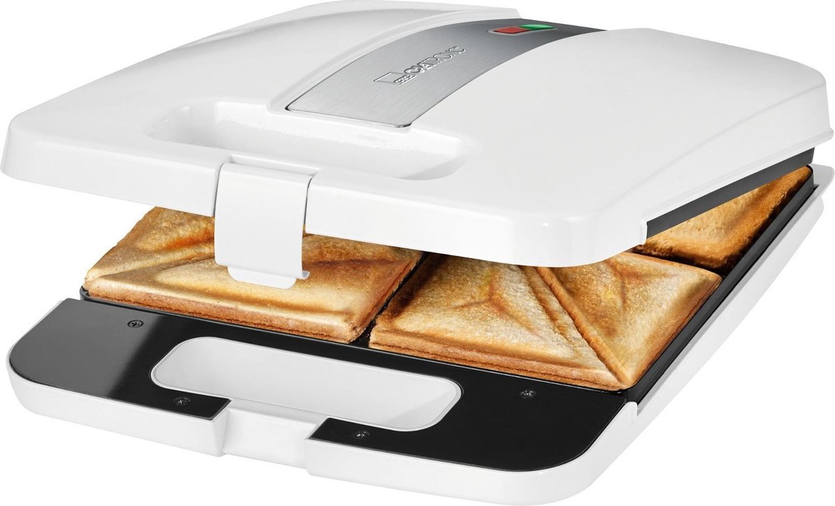 Quadra Clatronic ST 3629 - Tosti ijzer - Wit