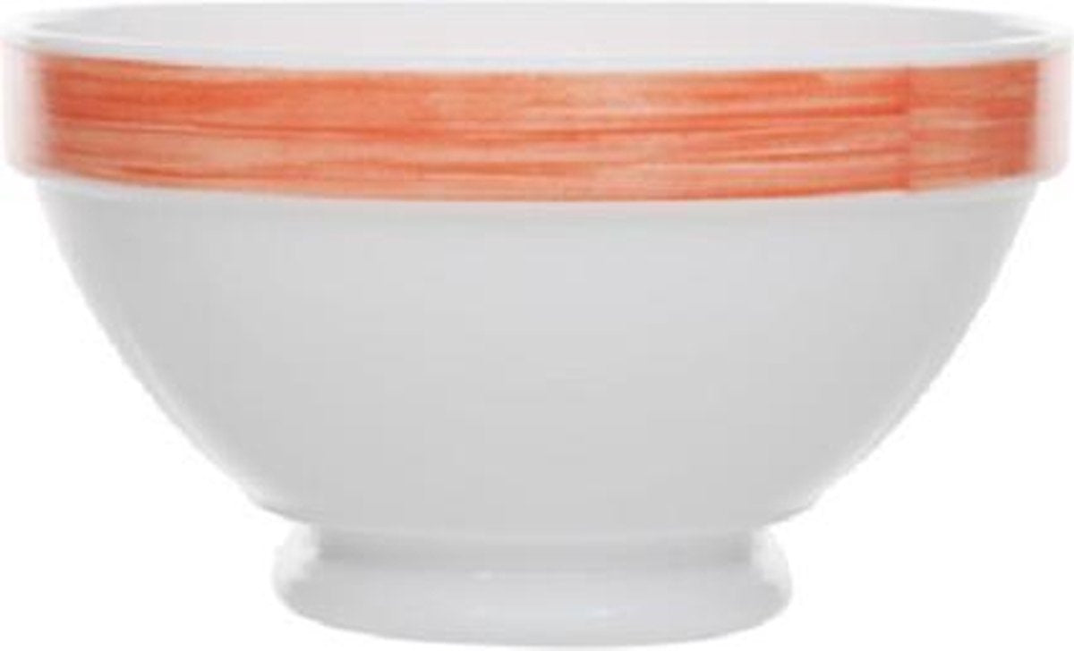 Arcoroc Brush - Bowl - Oranje - 13cm - (Set van 6) En Yourkitchen E-kookboek - Heerlijke Smulrecepten
