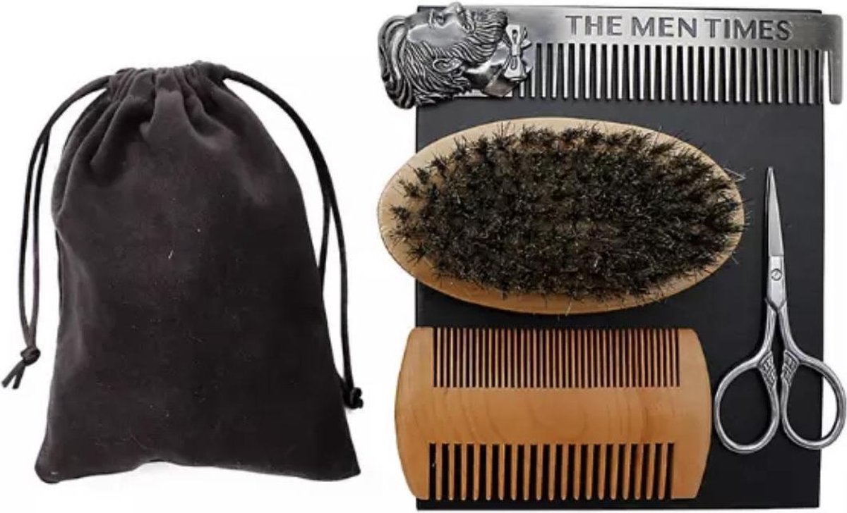 Cazon  ®  Baard Verzorging Set - Baardkit - BaardVerzorging Set - Baardset - Mannen Baard Verzorging Cadeau Set