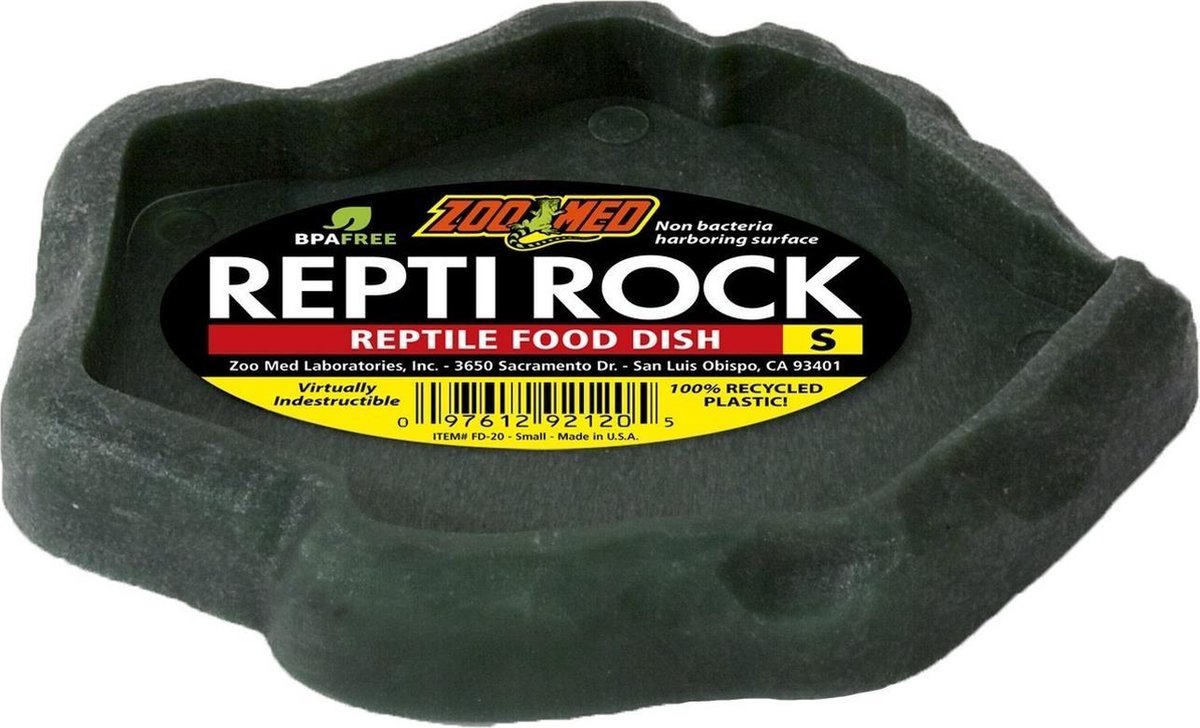 ZOOMED Low feeder - S - Voor reptielen en amfibieën