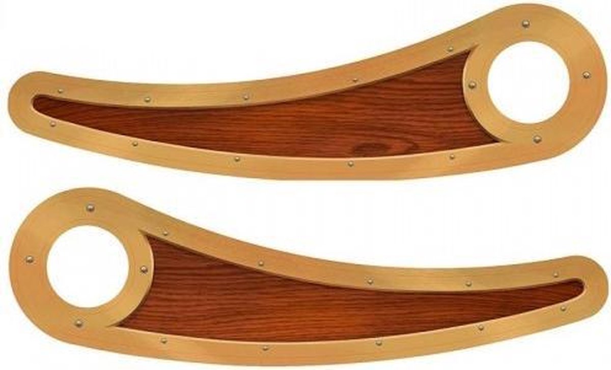 Wishbonebike - WISHWOODY --- Wishbone sticker - Woodie