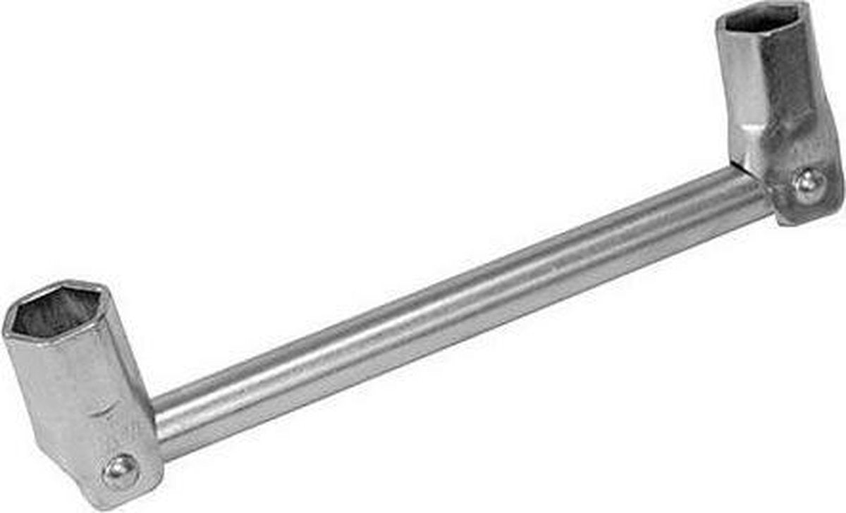 "Silverline Dubbelzijdige steigerbouwers moersleutel 7/18"" en 1/2"