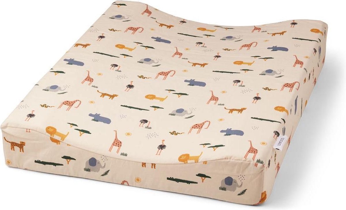 Fritz Changing Mat Safari Sandy Mix | Liewood