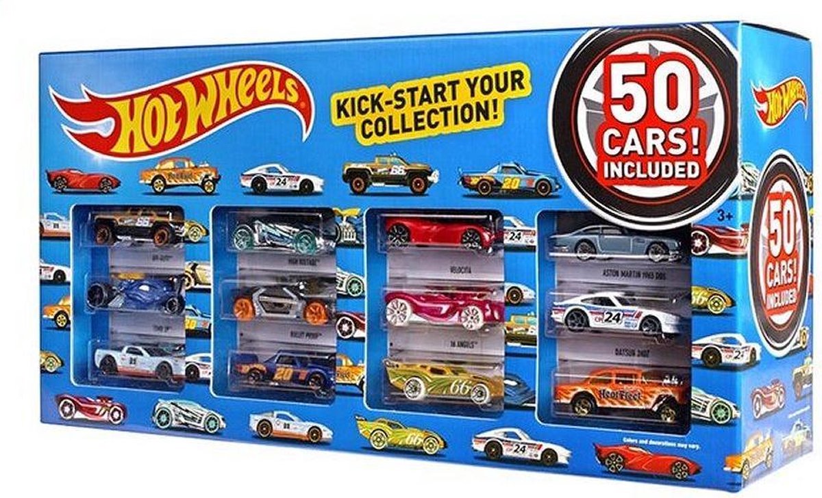 Hot Wheels Set van 50 Auto's