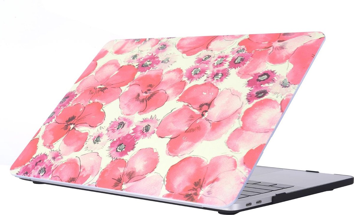 Mobigear Hardshell Case Bloemen Serie 36 Macbook Pro 13 inch Thunderbolt 3 (USB-C)