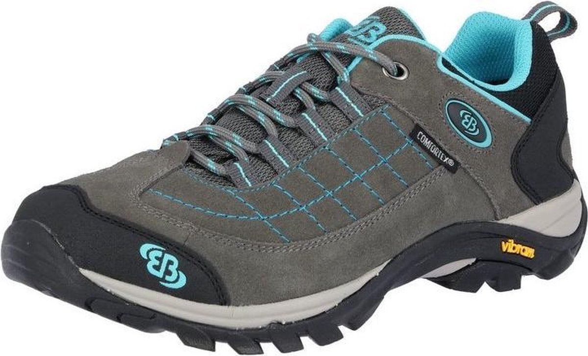 Brütting Wandelschoen Mount Crillon Suède Groen/blauw Mt 36