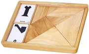 VIGA Tangram Drwniana Gra Logiczna UkĹ‚adanka