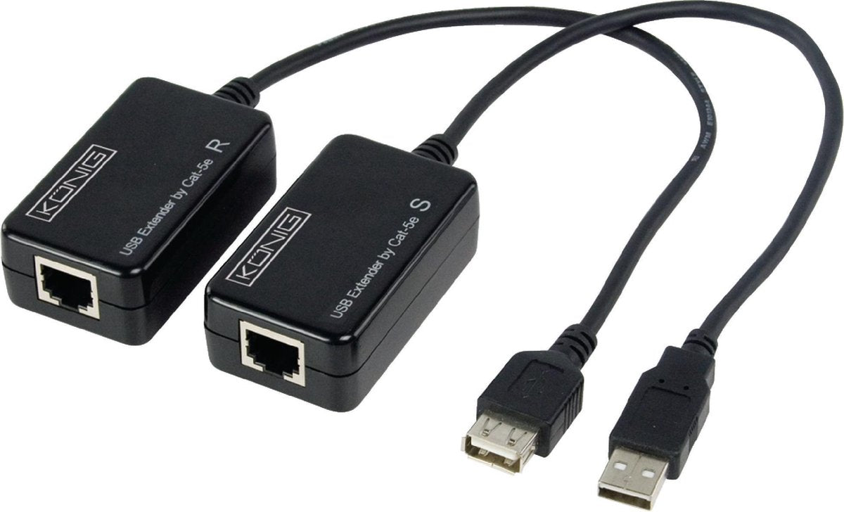 König - USB Verlenger via UTP
