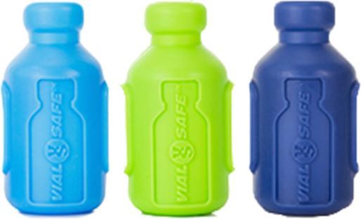VialSafe Insuline Bescherming - 3 Pack (Blauw