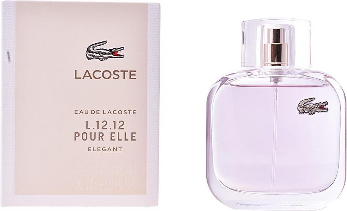 EAU DE LACOSTE L.12.12 POUR ELLE ELEGANT  90 ml | parfum voor dames aanbieding | parfum femme | geurtjes vrouwen | geur