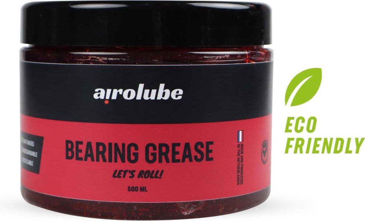 Airolube Bearing Grease 500ml / Kogellagervet - Natuurlijke formule - Biologisch afbreekbaar - Vrij van CLP - Vrij van PTFE