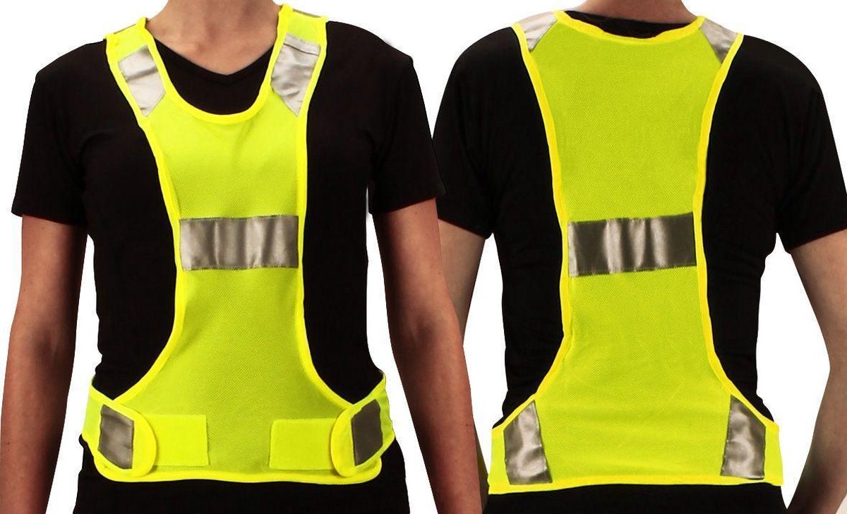 Avento Reflectievest Sport - 3M - Fluorgeel - M/L