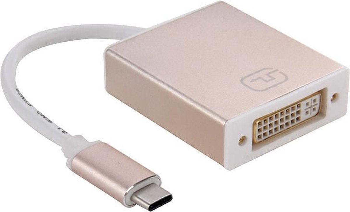 Mobigear USB-C naar DVI Adapter Goud