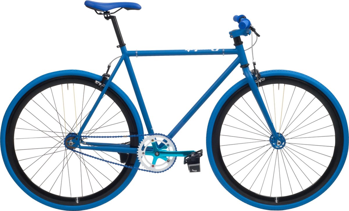 Cheetah Matt Blue 59 fixed Gear