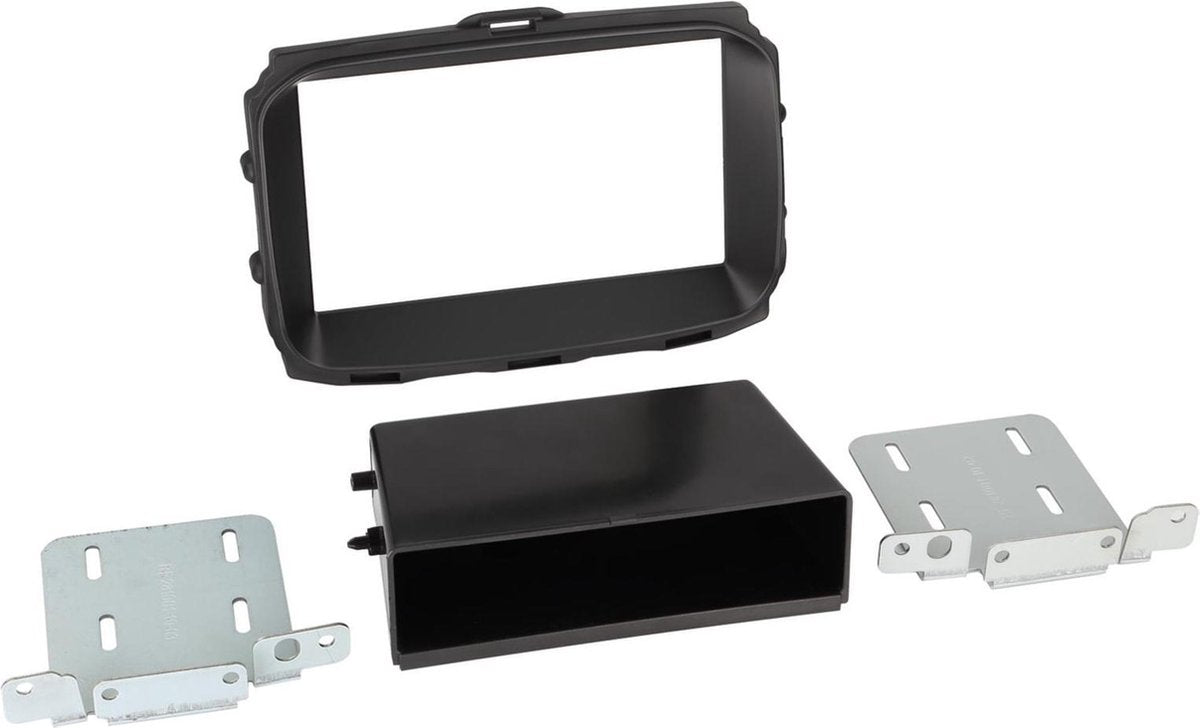 2-DIN Paneel Alfa Romeo Giulietta (940 facelift) 04/2010->  Kleur: Zwart