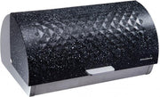 Klausberg 7402 - Broodtrommel - Zwart- diamond - 38 x 28 x 18.5 cm