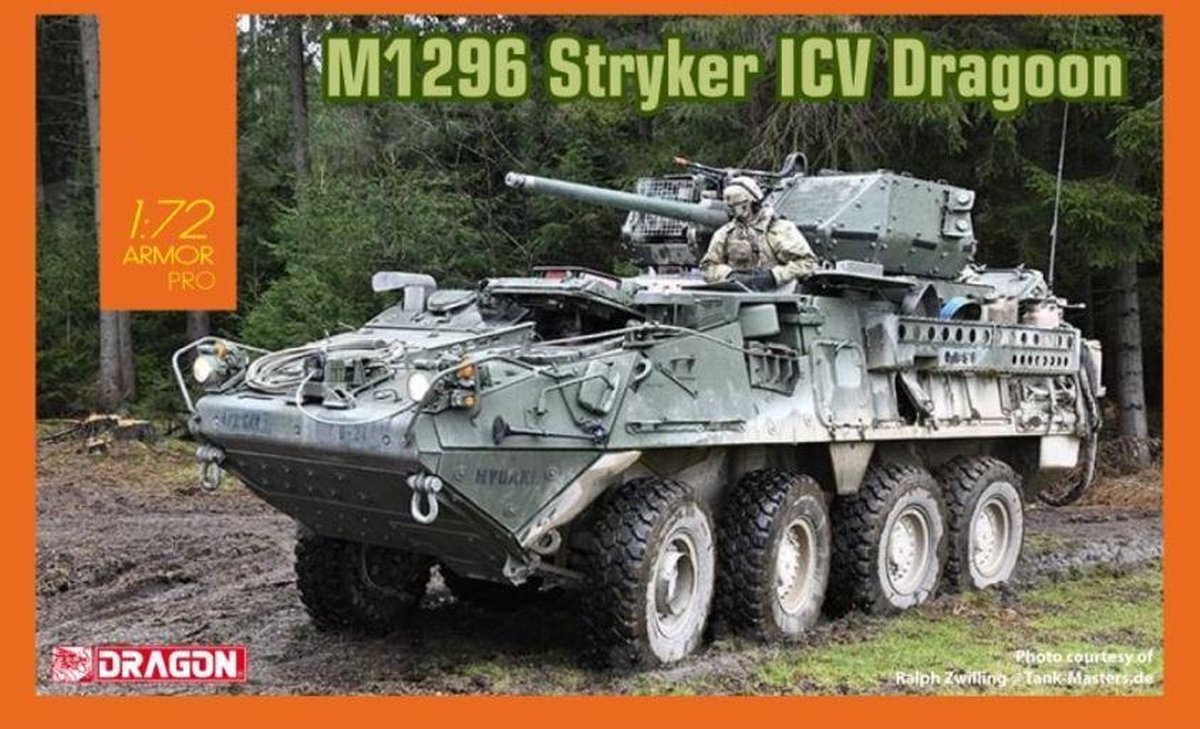 Dragon - 1/72 M1296 Stryker Icv Dragoon (1/21) * - DRA7686 - modelbouwsets