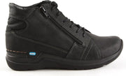 Dames Veterschoenen Wolky 0660611-000 Why Antique Zwart - Maat 40