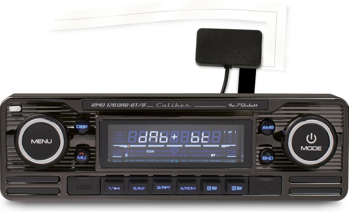 Caliber RMD120DAB-BT-B Car stereo Bluetooth handsfree set