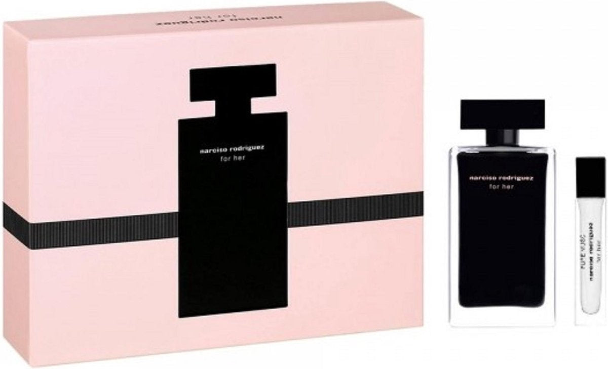 Narciso Rodriguez for Her Giftset - 50 ml eau de toilette spray + 10 ml Pure Musc eau de parfum tasspray - cadeauset voor dames