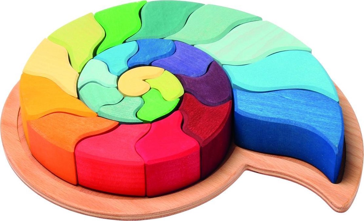 grimm's houten blokken puzzel Slak