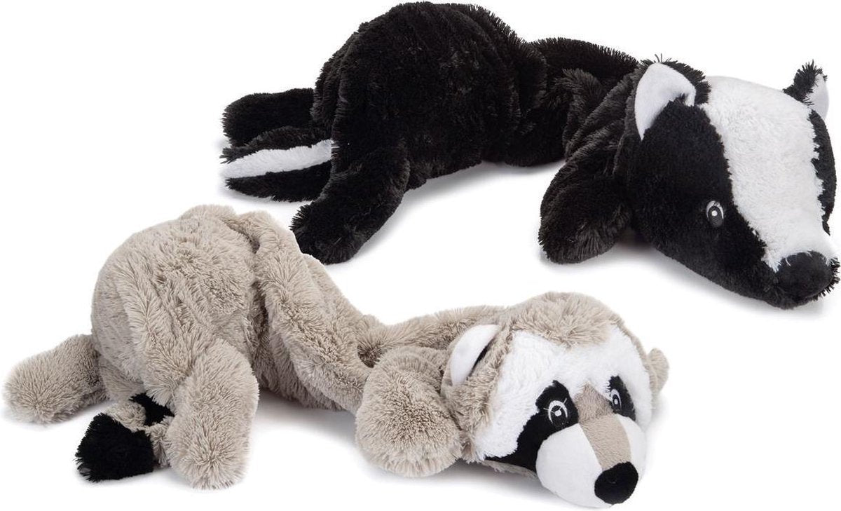 Dog toy plush badger musta