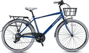 CX 100 HYBRDIDE GENTS 28 INCH H45 > 7 SPEED DARK BLUE GREY