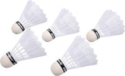 10x stuks Witte badminton shuttles - sport artikelen