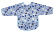 Kushies - Slabbetje -Waterdichte slab - met mouw - Bubbels blauw - 2 t/m 4 jaar