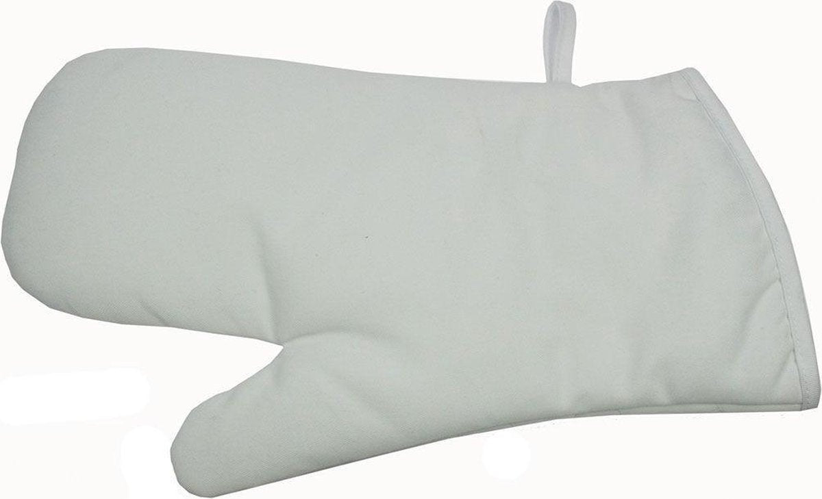 Benza ovenhandschoen ovenwant - Wit - 1 stuks