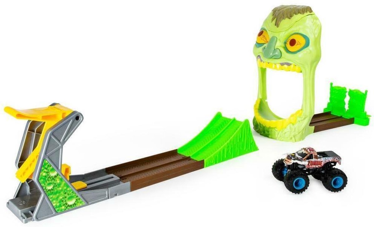 Spin Master Monster Jam: Champ Ramp Freestyle Monstertruck Groen