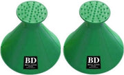 3x Ronde multifunctionele autoraam ijskrabber groen