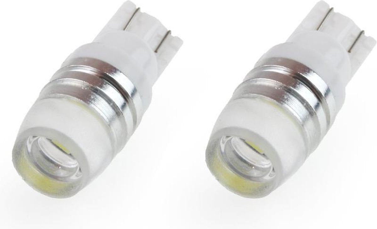 T10 - 5730 - 2 smd - met lens - 2 stuks