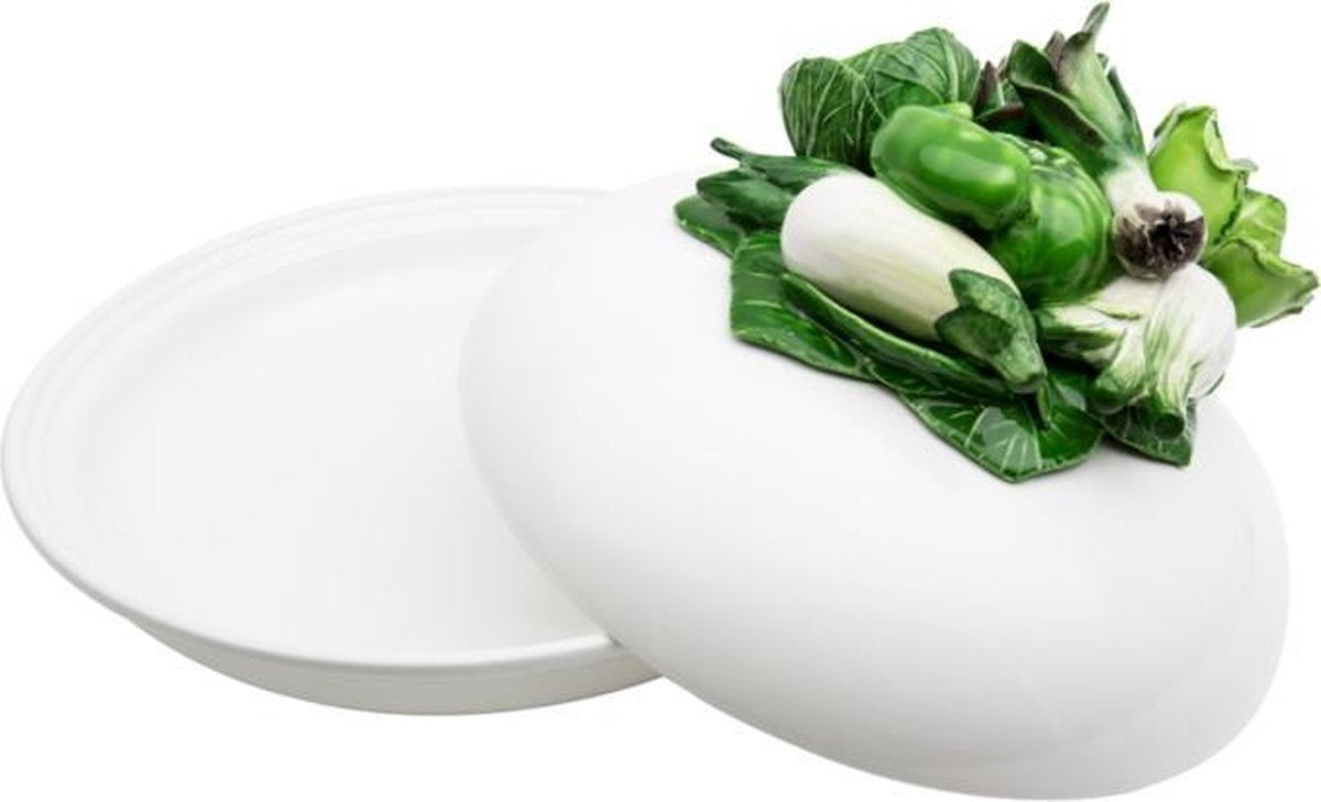 Ronde terrine gedecoreerd met groenten | FL94 | Piccobella