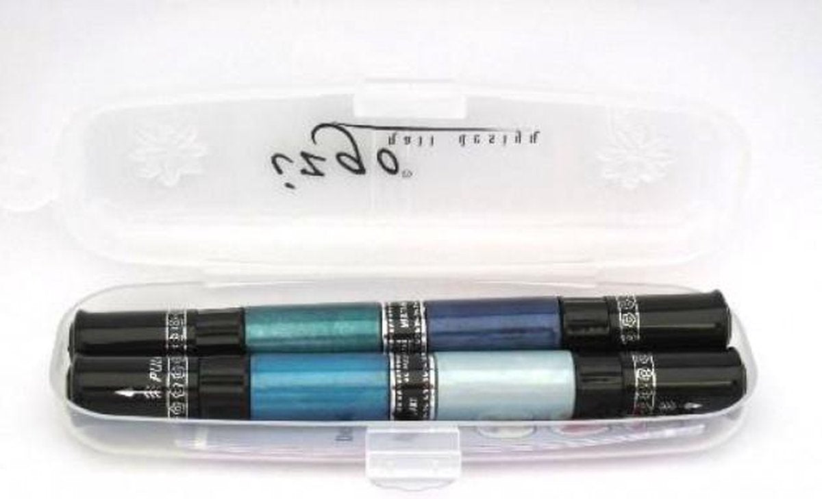 IZGO Naildesign 2 in 1 Nagellak DUO Nail Art Pen Ocean Set