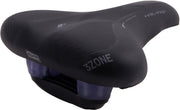 Contec City/Tour Volare EL Fietszadel – Zwart – Unisex - Elastomeer Demper - Koudschuim